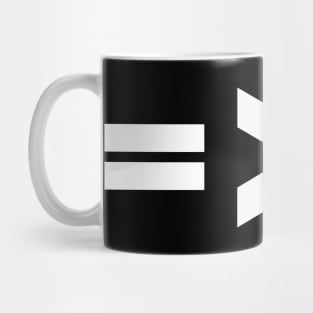 Equality is Greater Than Division Mug